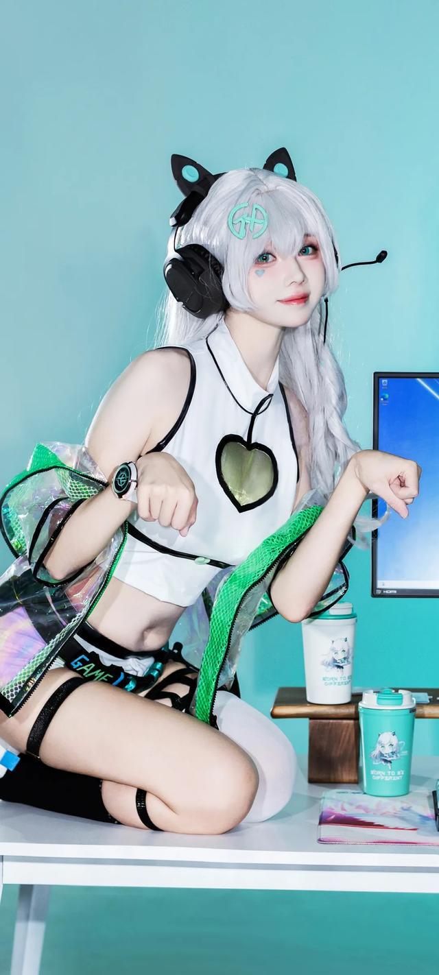选姬白毛萝莉勒肉绝美身材可爱迷人！CQ9电子最新网站走路摇cos天(图3)
